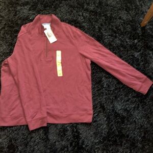 Men’s Maroon Quarter Zip Sweater